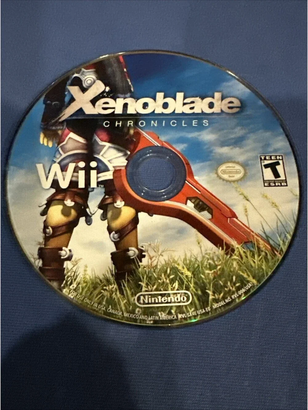 Xenoblade Chronicles (Wii, 2012) Damaged No Case